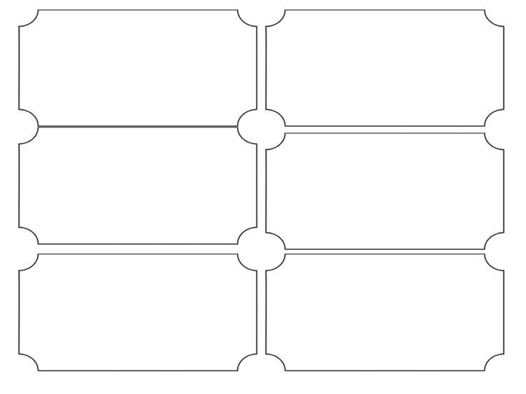 Лотерейные билеты шаблоны для печати