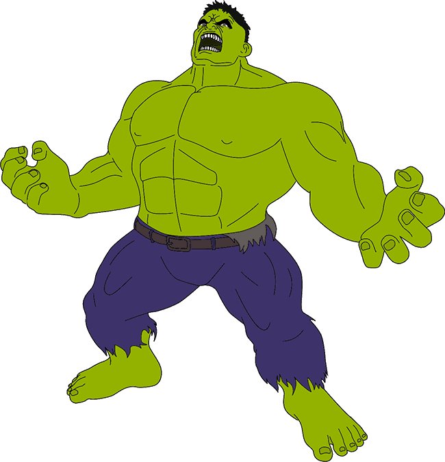Халк рисунок