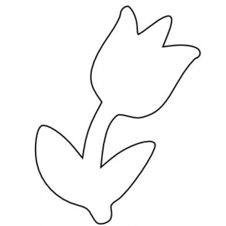 Трафареты тюльпаны