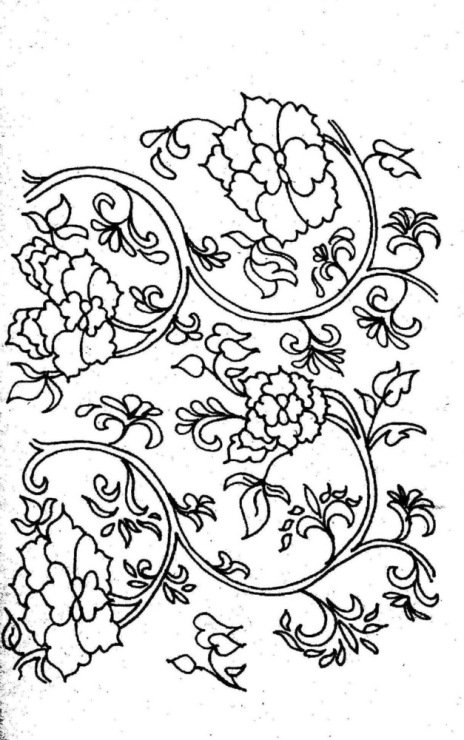 Трафарет узоров для росписи