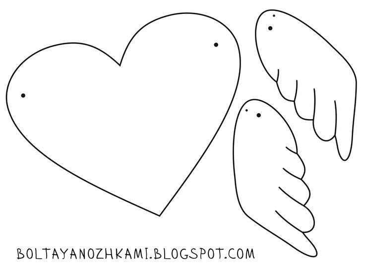 Сердце шаблон