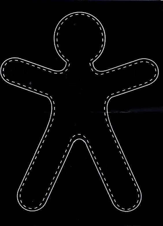 Кукла вуду выкройка