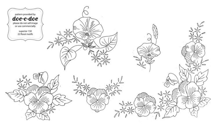 Узоры для вышивки гладью цветы