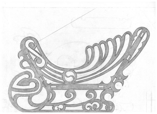 Ажурные сани