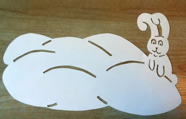 Сугробы трафареты на окна