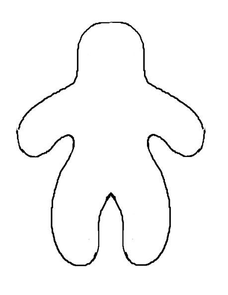 Кукла вуду лекало