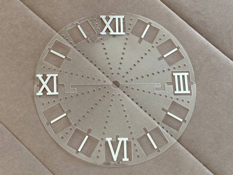 Трафарет для разметки делений для часов Resin Art