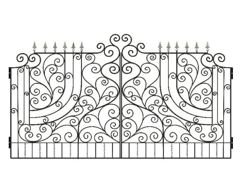 Узоры на забор