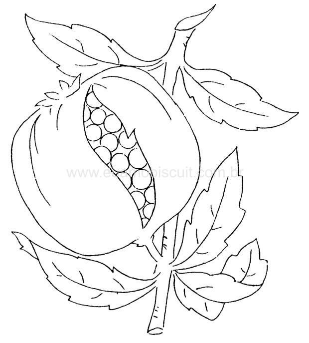 Гранат раскраска