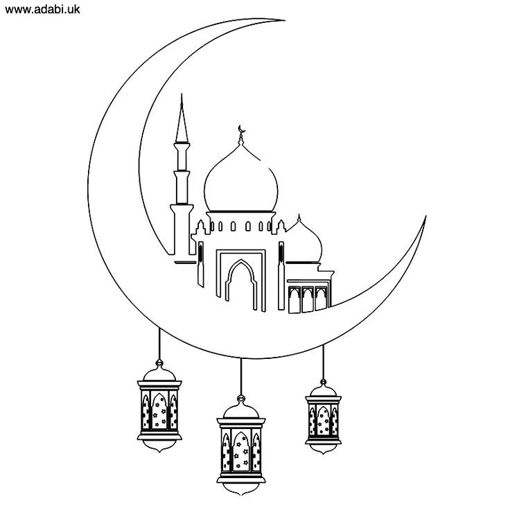 Мечеть рисунок карандашом