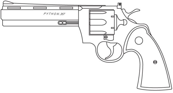 Кольт питон 357 чертежи