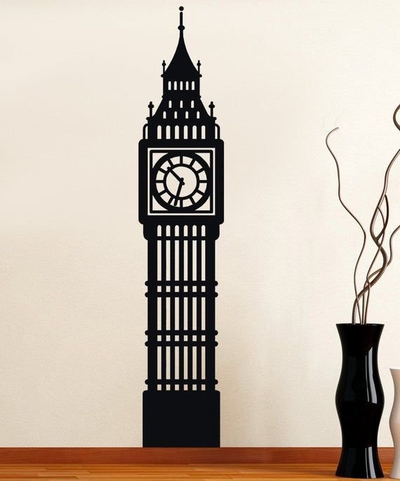 Лондон Биг Бен силуэт