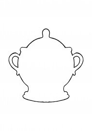 Трафареты посуды для рисования для детей