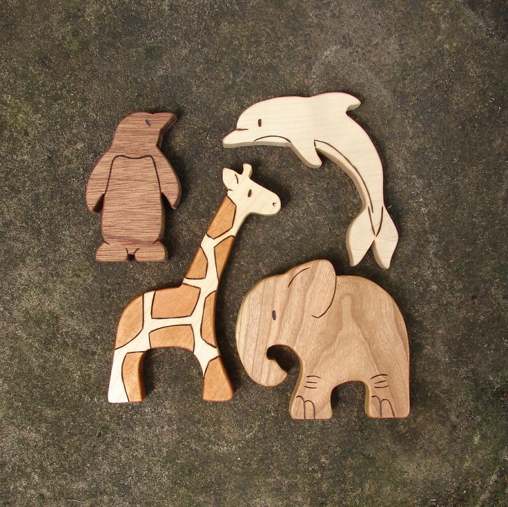 Детские игрушки из дерева