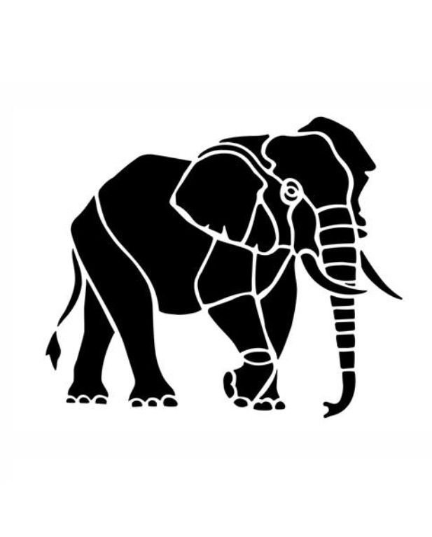 Силуэты африканских животных