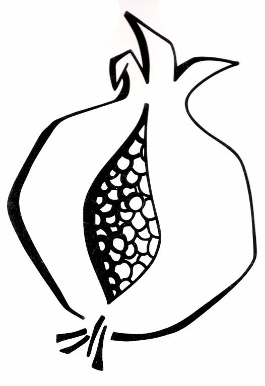 Стилизация граната