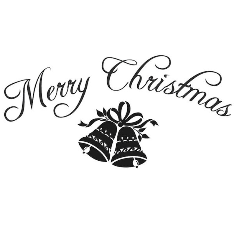 С Рождеством надпись