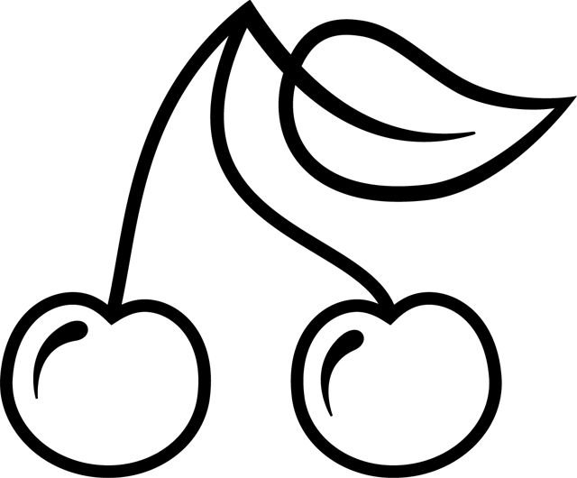 Вишня контур