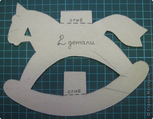 Игрушка качалка из бумаги