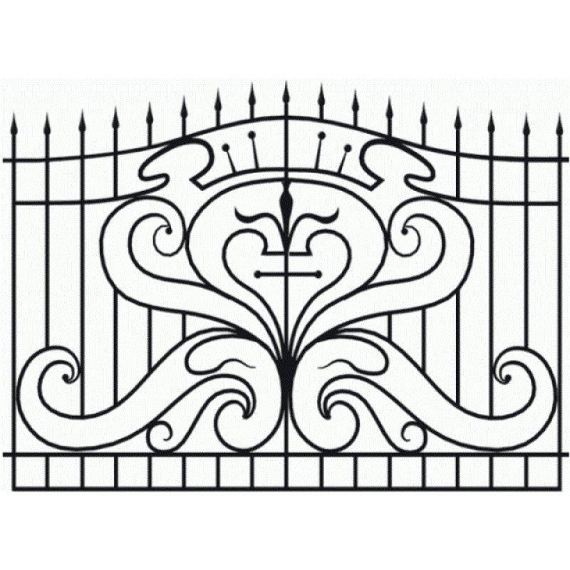 Раскраска ажурного литья