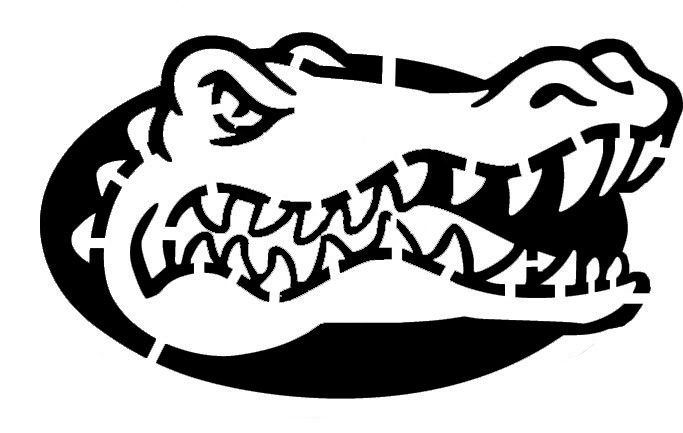 Силуэт крокодила