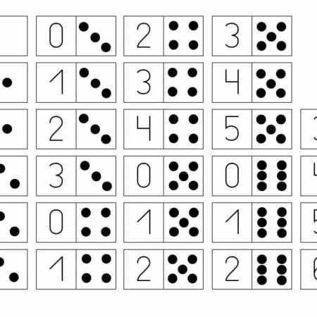 Домино для распечатки