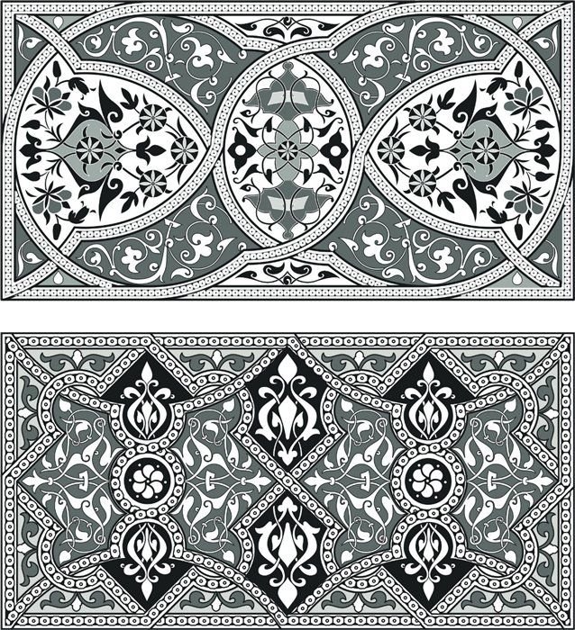 Арабский Багдади орнамент