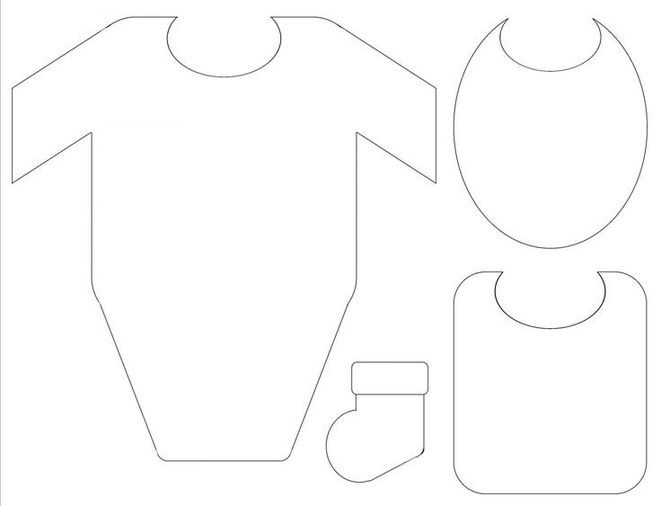 Детские бодики трафарет