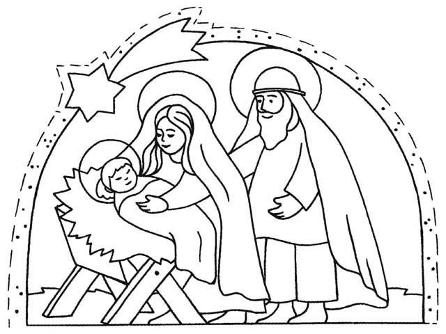 Рождественский вертеп Иисус Христос