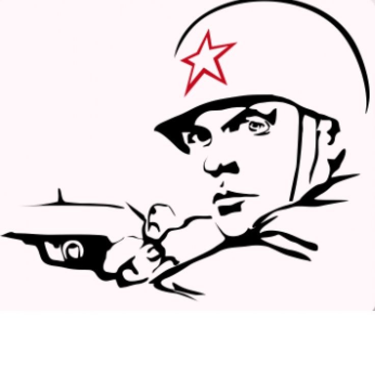 Трафарет военный