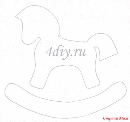 Макет игрушки качалки