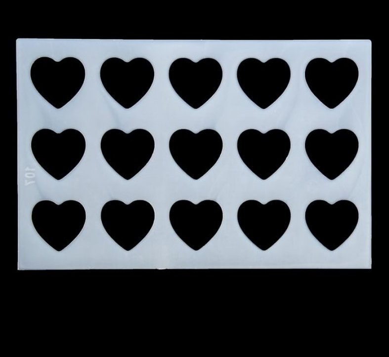 Формы сердечек для вырезания