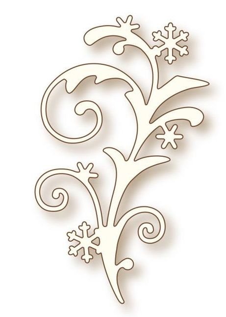 Морозные узоры трафарет