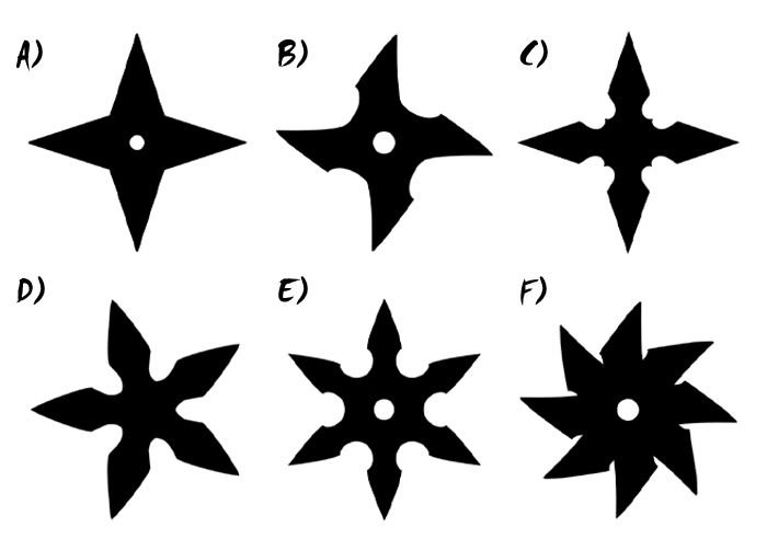 Метательное оружие ниндзя