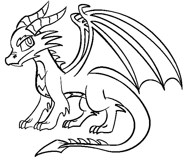 Картинки для срисовки драконы