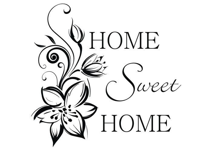 Наклейка Home Sweet Home