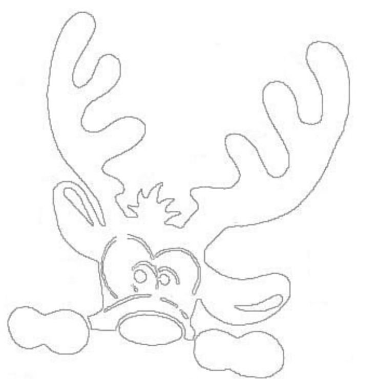 Трафарет "новогодний"