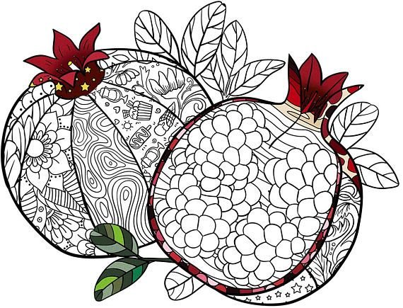 Мандала гранат