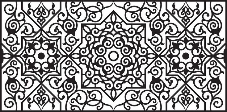 Национальный орнамент Самарканд