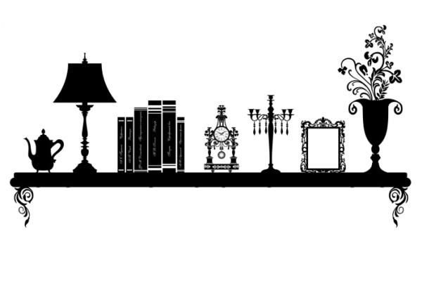 Наклейки на стену силуэт