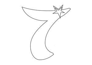 Цифры на 9 мая трафарет на окна