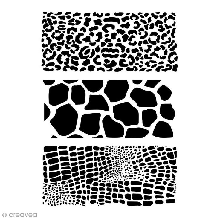 Трафарет кожа змеи