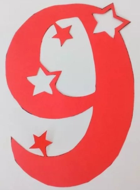 Украшение окон к 9 мая