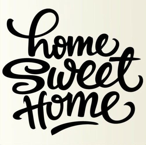 Надпись Home