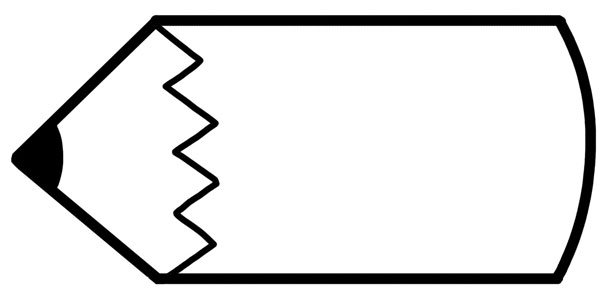 Карандаш шаблон