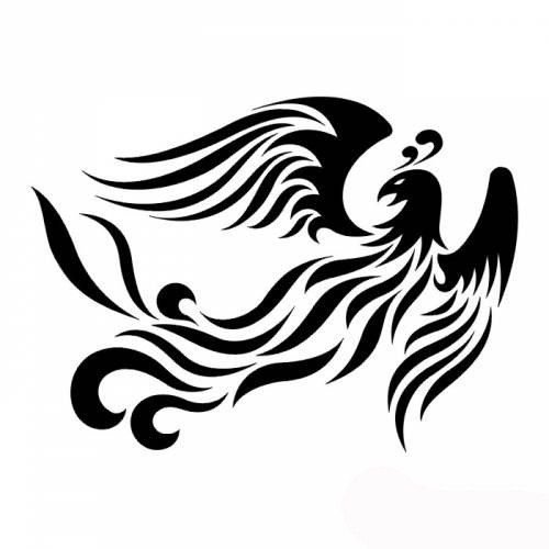 Феникс тату