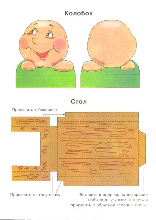 Фигурки для театра Колобок