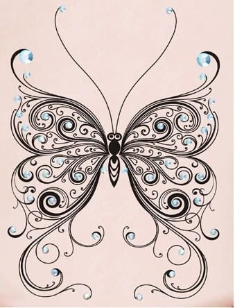 Джутовая филигрань трафареты