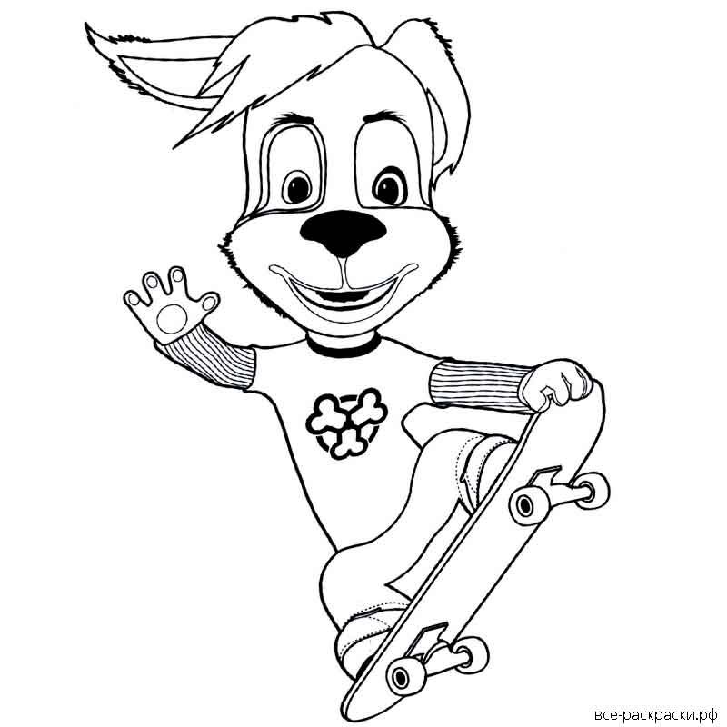 Разукрашки для девочек Барбоскины