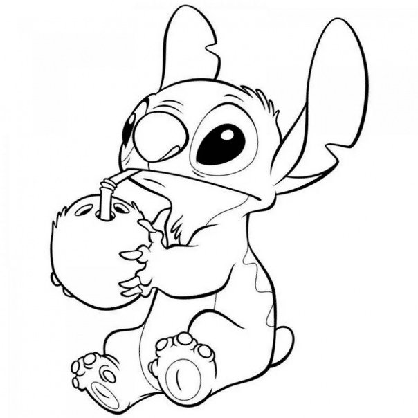 Стич из Лило и Стич чб